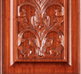 baltic door model with wood carving